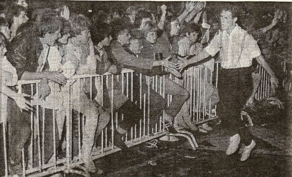 Jean-François en 1984 aux Fêtes de Wallonie à Namur